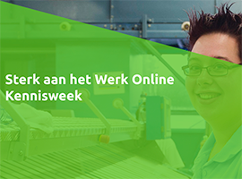 Kennisweek Sterk aan het Werk met nieuwe tools