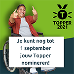 Vergeet niet voor 1 juli 2021 jouw Topper te nomineren!